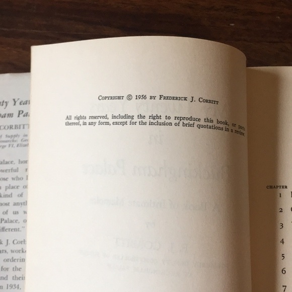 Vintage Book My Twenty Years in Buckingham Palace FJ F.J. Corbitt Hardcover 1956 - Picture 9 of 16